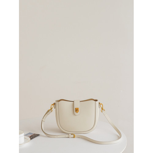 小衆輕奢包包女2025新款高級感復古半圓馬鞍包百搭單肩斜背腋下包