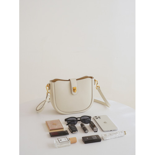 小衆輕奢包包女2025新款高級感復古半圓馬鞍包百搭單肩斜背腋下包