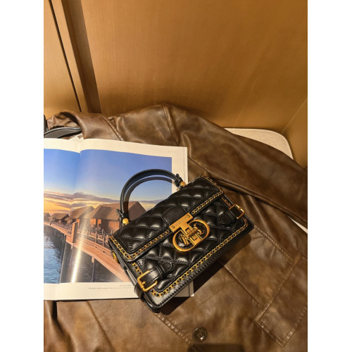 小衆高級感重工盒子包新款2025年流行的包包女手提質感斜背小包