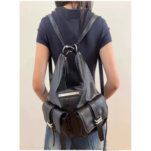 韓國小衆MatinKim雙口袋機車單肩包腋下托特多用雙肩包女 韓國小衆MatinKim雙口袋機車單肩包腋下托特多用雙肩包女