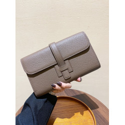 真皮H手拿包經典抽帶手機包晚宴包大容量卡證件護照收納包腋下包