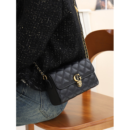 小香風包包2026新款高級感小衆菱格鏈條斜後後背包質感百搭小衆腋下包