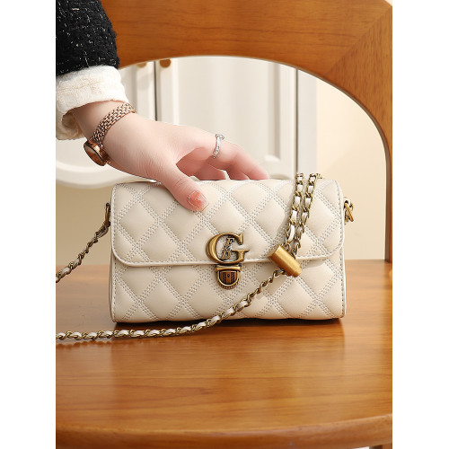 小香風包包2026新款高級感小衆菱格鏈條斜後後背包質感百搭小衆腋下包