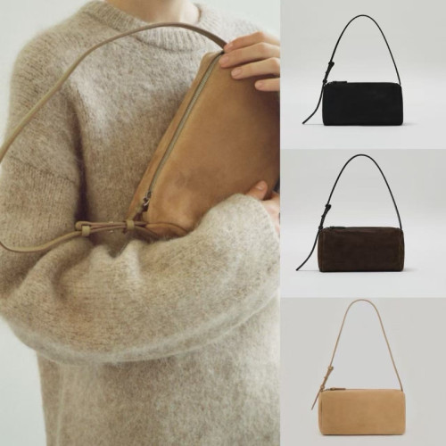 韓國設計師品牌 FACADE PATTERN 25新款復古簡約手提單肩真皮女包