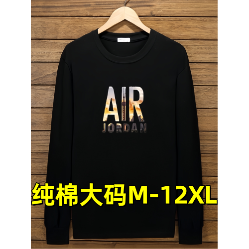 300斤胖子寬鬆超大號t恤男長袖上衣純棉薄款特大碼打底衫全棉12XL
