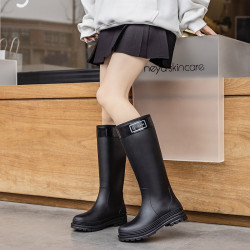 高筒雨鞋男女款特大碼成人2026新款長筒登山趕海水鞋膠鞋防滑防水