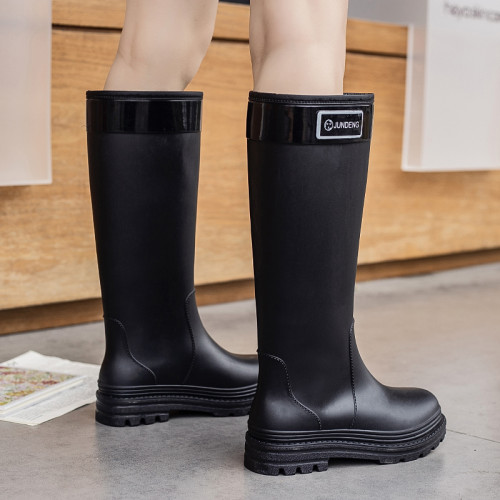 高筒雨鞋男女款特大碼成人2026新款長筒登山趕海水鞋膠鞋防滑防水