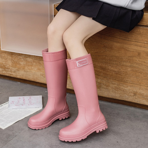 高筒雨鞋男女款特大碼成人2026新款長筒登山趕海水鞋膠鞋防滑防水