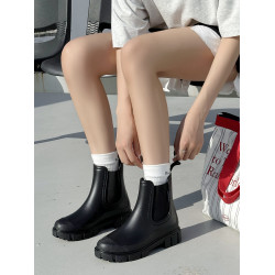雨鞋女新款時尚外穿短筒日系可愛中筒水靴防滑防水雨靴膠套鞋水鞋