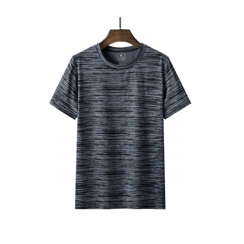 啄木鳥夏季男士短袖t恤冰絲速乾運動半袖體恤寬鬆休閒圓領上衣服