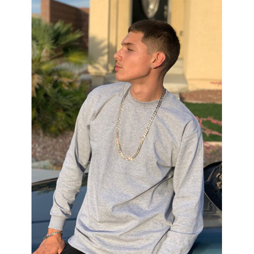 shakawear美式西海岸秋冬純色嘻哈長袖大碼小領口寬鬆重磅打底t恤 shakawear美式西海岸秋冬純色嘻哈長袖大碼小領口寬鬆重磅打底t恤