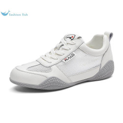 真皮軟底網面透氣輕便小白鞋網鞋女2026春夏季薄款運動跑步休閒鞋