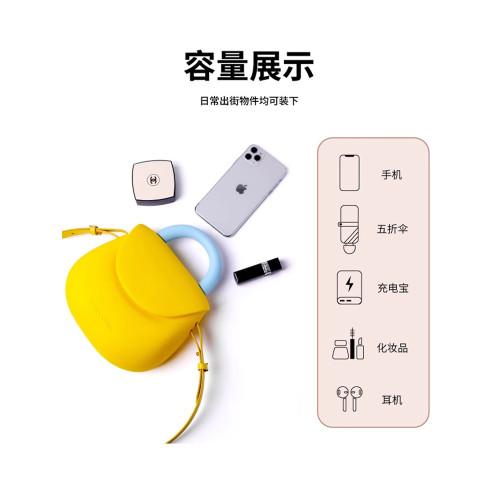 梵高範葫蘆包斜背手提包女士輕便防水小拎包高級感一二同款小黃包