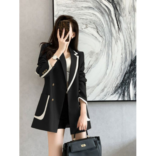 大碼女裝胖mm2024早秋新款今年流行氣質小個子休閒小西裝外套上衣