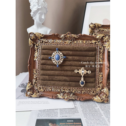 「拉斐爾」Vintage飾品展示架復古相框戒指盤擺攤陳列珠寶道具