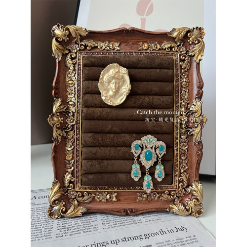 「拉斐爾」Vintage飾品展示架復古相框戒指盤擺攤陳列珠寶道具