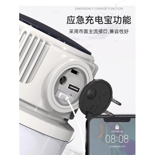 戶外露營燈泡超長續航太陽能充電燈野營燈帳篷燈照明燈夜市擺攤燈