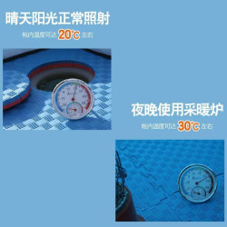 戶外冰釣棉帳篷簡易陽光房冰釣屋防凍防寒保暖保溫快速折曡帳篷