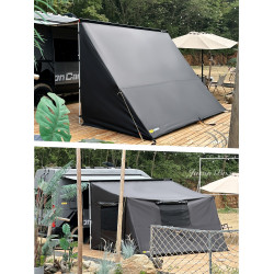 簡森戶外房車遮陽棚拓展帳篷車邊側帳天幕庇護所圍布Fiamma綠巨人