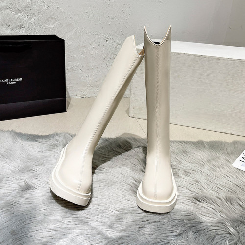 長筒靴女胖mm粗腿大筒圍長靴子2025新款秋季加大加寬筒腳胖騎士靴