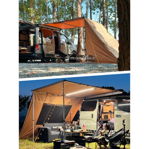 簡森戶外高品質ARB車邊帳側帳平替配件前側遮陽陽光布房露營帳篷