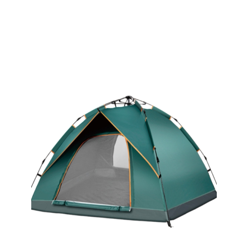 可攜式戶外全自動式野營沙灘露營假雙層折曡速開免搭建防雨帳篷