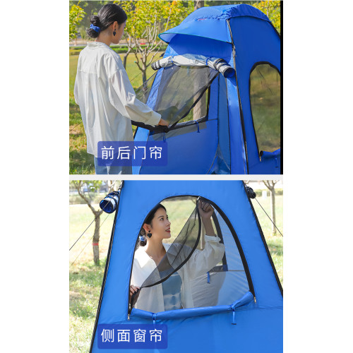 夏季釣魚專用帳篷自動單雙人戶外加厚觀鳥拍鳥防風防蚊擋風遮陽棚