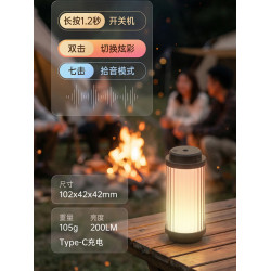 戶外露營燈38燈氛圍燈藍牙聲控程序控製