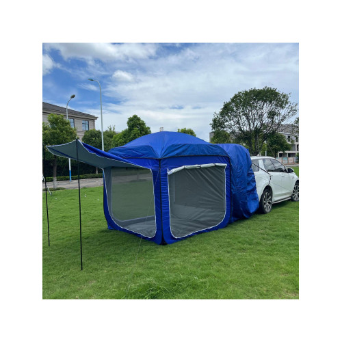 後尾箱帳防蚊防雨UV越野汽車戶外野營車邊遮陽棚全自動車尾帳篷