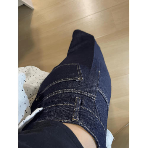 小個子大褲腳港味復古濶腿牛仔褲女高腰寬鬆遮肉顯瘦垂感拖地長褲