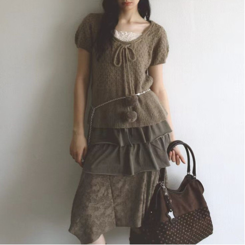 【現髮】韓國小衆Badblue豹紋波點單肩腋下大容量通勤時尚包