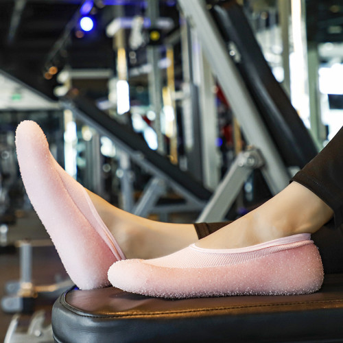 超輕便室內運動鞋靜音防滑減震軟底男女健身房跳繩操舞蹈瑜珈襪鞋