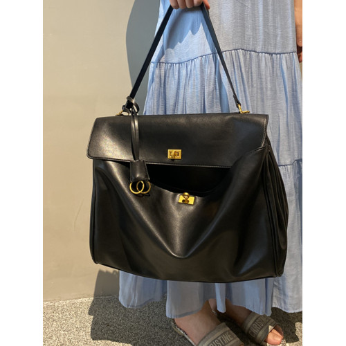 真皮托特包鎖釦腋下包2026新款單肩斜後後背包休閒通勤牛皮凱莉女包