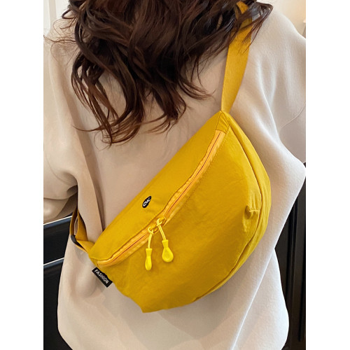 大容量牛津布包包女春夏百搭2025新款小衆設計單肩斜背胸包餃子包 大容量牛津布包包女春夏百搭2025新款小衆設計單肩斜背胸包餃子包