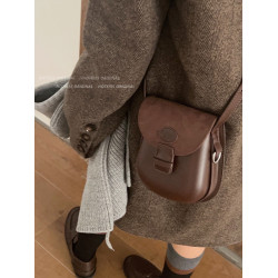 韓國復古馬鞍包包女夏季2025新款豆豆包高級感小衆時尚單肩斜後後背包