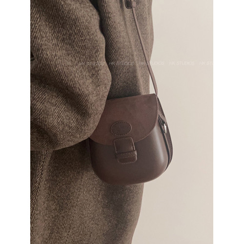 韓國復古馬鞍包包女夏季2025新款豆豆包高級感小衆時尚單肩斜後後背包