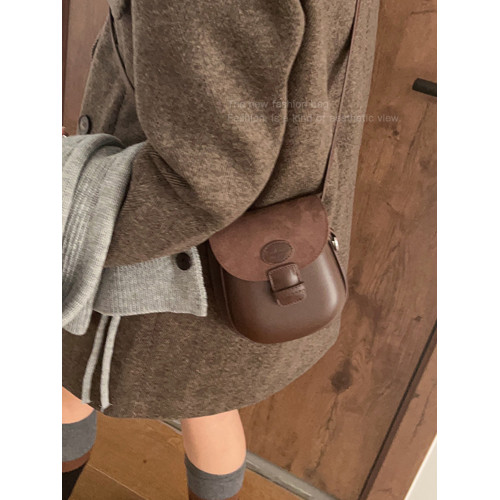 韓國復古馬鞍包包女夏季2025新款豆豆包高級感小衆時尚單肩斜後後背包