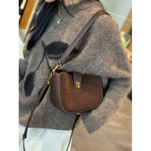 真皮馬鞍包2025新款牛皮女包斜後後背包高級感通勤時尚百搭單肩腋下包 真皮馬鞍包2025新款牛皮女包斜後後背包高級感通勤時尚百搭單肩腋下包