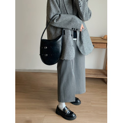 Micocah「騎士與箭」美式復古腋下包小衆設計馬鞍包單肩包包女