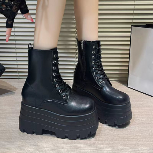 漫展cos增高20Cm馬丁靴女大碼靴英倫風增高顯瘦男女同款百搭單靴 漫展cos增高20Cm馬丁靴女大碼靴英倫風增高顯瘦男女同款百搭單靴