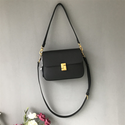 togo頭層牛皮豆腐包女新款高級質感腋下包輕奢百搭單肩斜背小方包