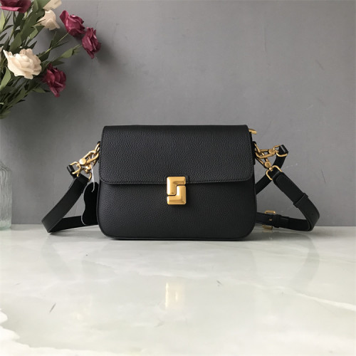 togo頭層牛皮豆腐包女新款高級質感腋下包輕奢百搭單肩斜背小方包