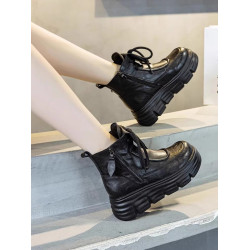 萬達品牌撤櫃真皮馬丁靴女2025秋冬季加絨棉鞋厚底增高百搭短靴子