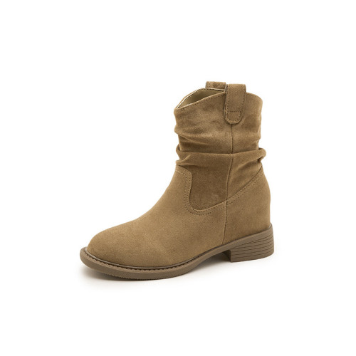 趙露思同款堆堆靴女復古美拉德2025新款內馬丁靴巨好看短靴子 趙露思同款堆堆靴女復古美拉德2025新款內馬丁靴巨好看短靴子