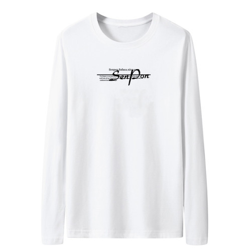 4件花花公子2026男士長袖t恤男裝純棉白色秋季裝上衣服打底衫潮流 4件花花公子2026男士長袖t恤男裝純棉白色秋季裝上衣服打底衫潮流