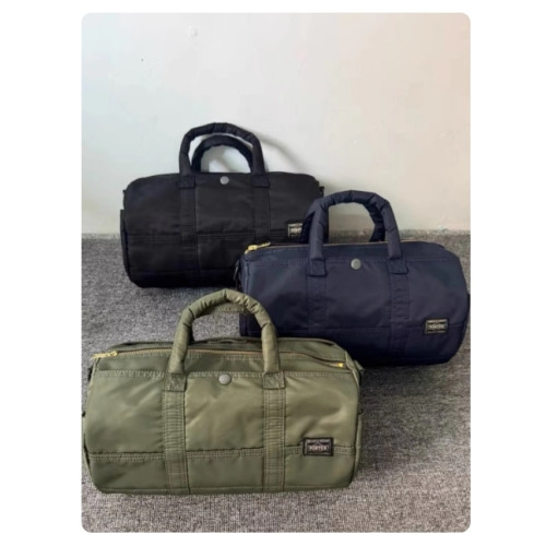 日本潮牌TANKER尼龍波士頓手提包男女百搭大容量單肩斜背水桶包潮