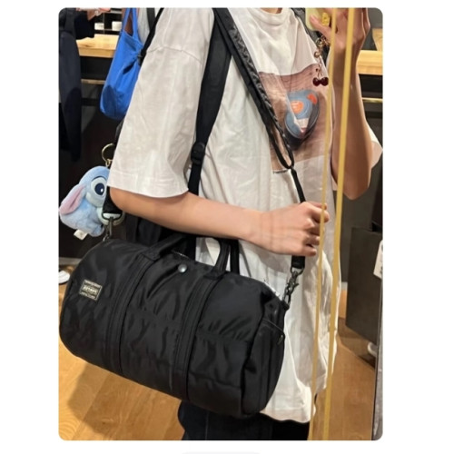 日本潮牌TANKER尼龍波士頓手提包男女百搭大容量單肩斜背水桶包潮