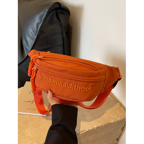 運動斜背騎行胸包女2026新款腰包女式潮小衆單肩包男款潮牌小挎包