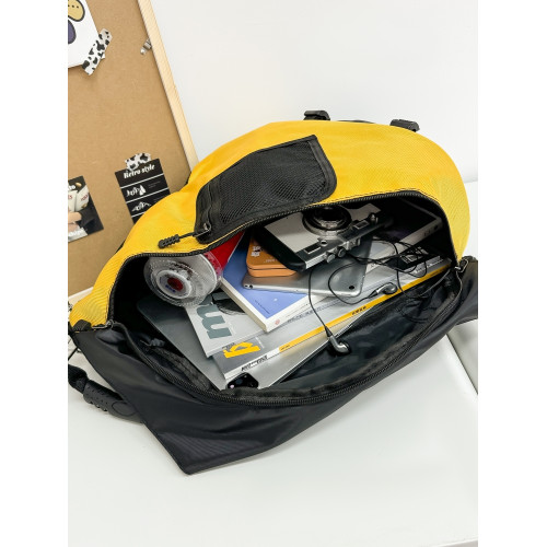 輕便騎行男女潮酷胸包重工弓箭包單肩斜後後背包戰術風後後背包情侶大包包