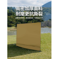 莫崎戶外防風圍擋圍布夜市擺攤帳篷防雨防曬側邊布折曡露營圍欄布